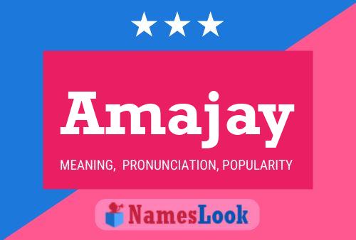 ملصق اسم Amajay