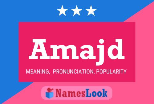 ملصق اسم Amajd