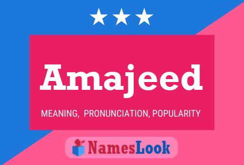 ملصق اسم Amajeed