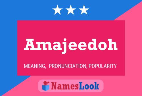 ملصق اسم Amajeedoh