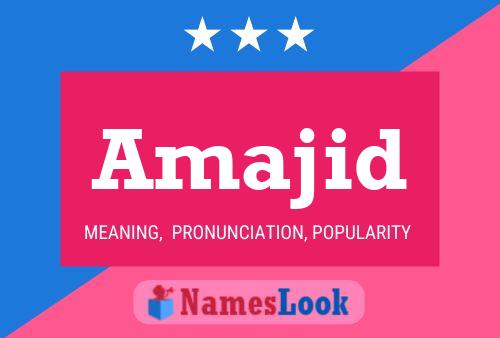 ملصق اسم Amajid