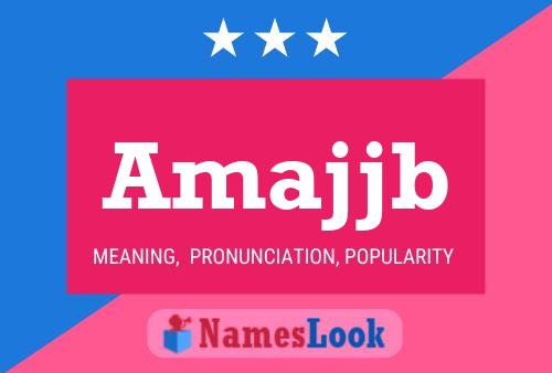 ملصق اسم Amajjb