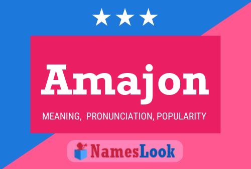 ملصق اسم Amajon