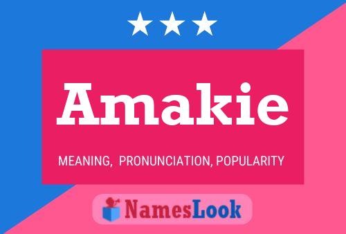 ملصق اسم Amakie