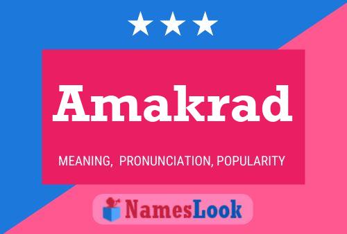 ملصق اسم Amakrad