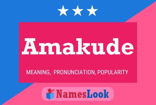 ملصق اسم Amakude