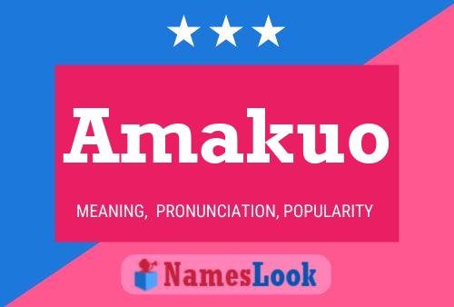 ملصق اسم Amakuo