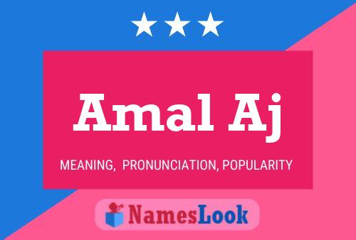 ملصق اسم Amal Aj