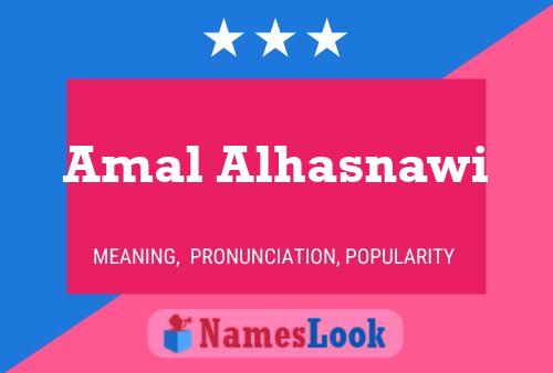 ملصق اسم Amal Alhasnawi