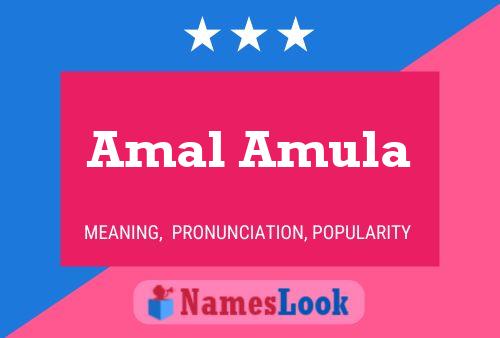 ملصق اسم Amal Amula