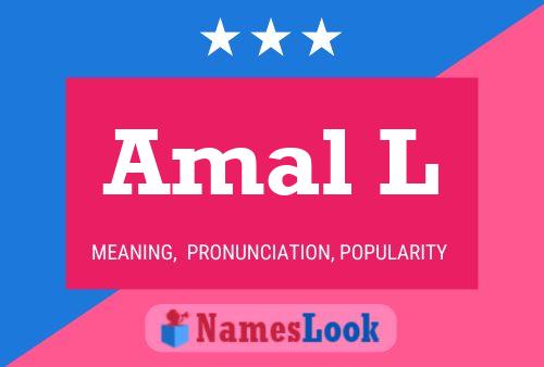 ملصق اسم Amal L