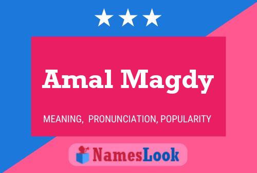 ملصق اسم Amal Magdy