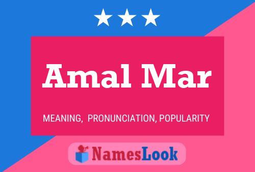 ملصق اسم Amal Mar