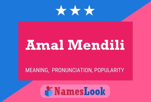 ملصق اسم Amal Mendili