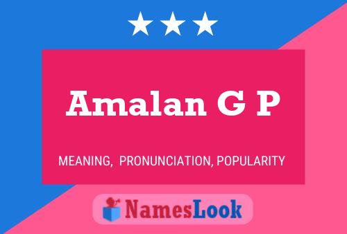 ملصق اسم Amalan G P