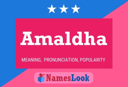 ملصق اسم Amaldha