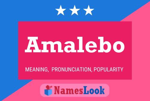 ملصق اسم Amalebo