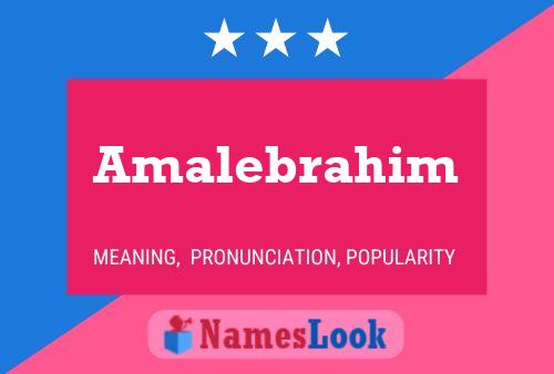 ملصق اسم Amalebrahim