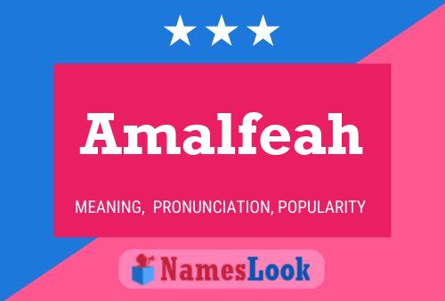 ملصق اسم Amalfeah