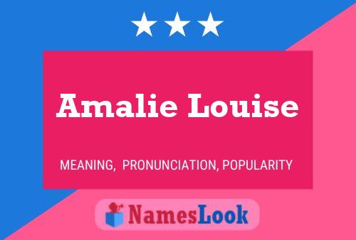 ملصق اسم Amalie Louise