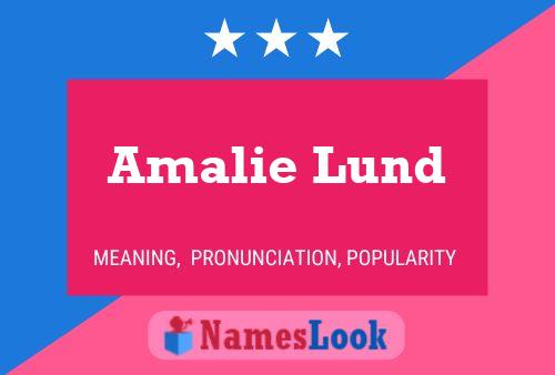 ملصق اسم Amalie Lund