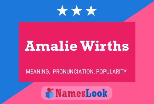 ملصق اسم Amalie Wirths