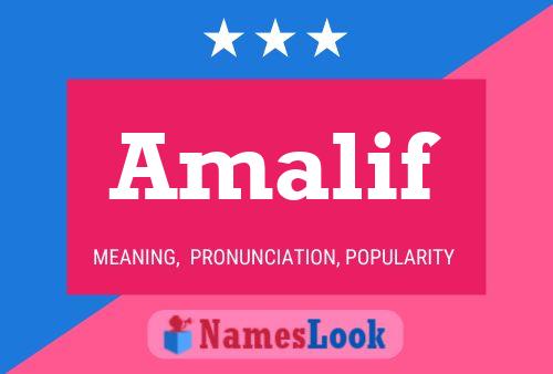 ملصق اسم Amalif