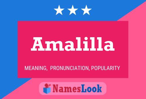 ملصق اسم Amalilla