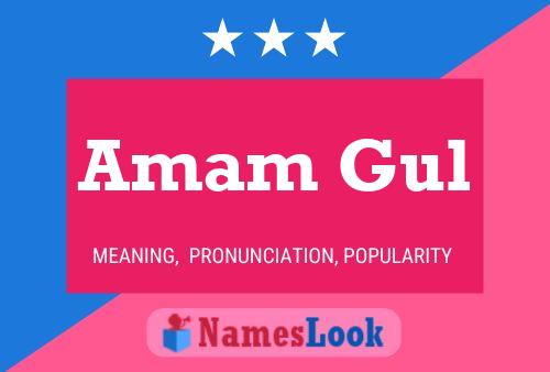 ملصق اسم Amam Gul