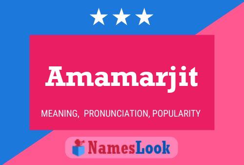 ملصق اسم Amamarjit