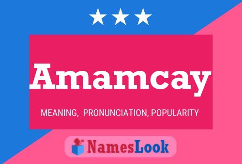 ملصق اسم Amamcay