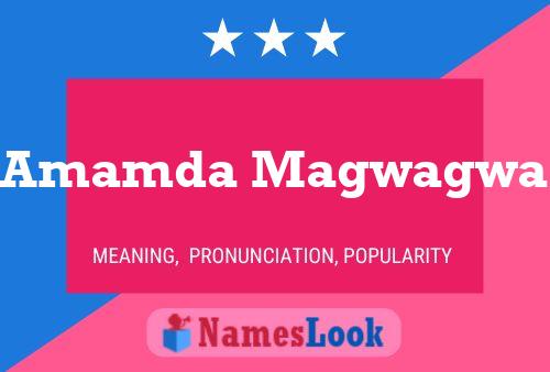 ملصق اسم Amamda Magwagwa