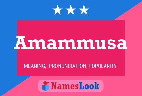 ملصق اسم Amammusa