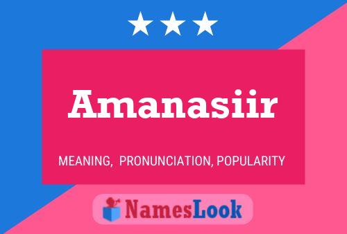 ملصق اسم Amanasiir