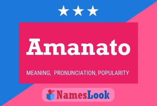 ملصق اسم Amanato