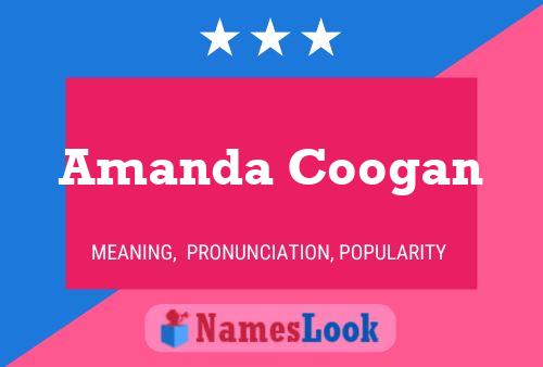 ملصق اسم Amanda Coogan