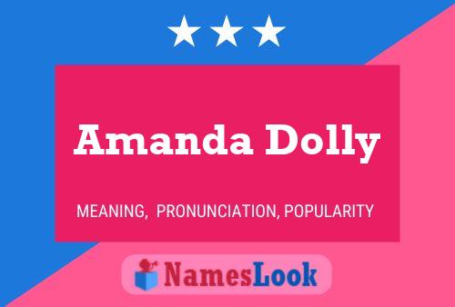 ملصق اسم Amanda Dolly