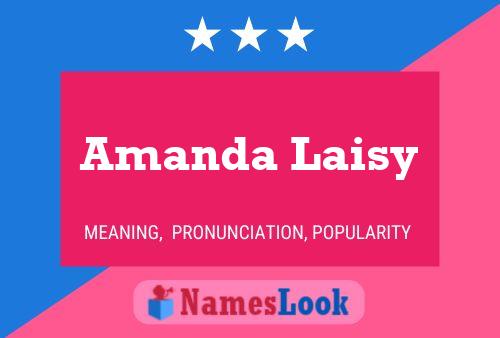 ملصق اسم Amanda Laisy