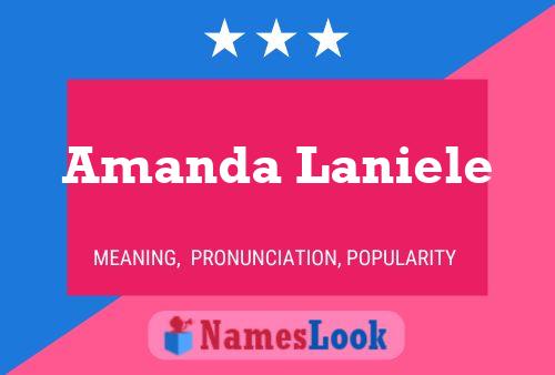 ملصق اسم Amanda Laniele