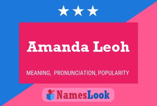 ملصق اسم Amanda Leoh