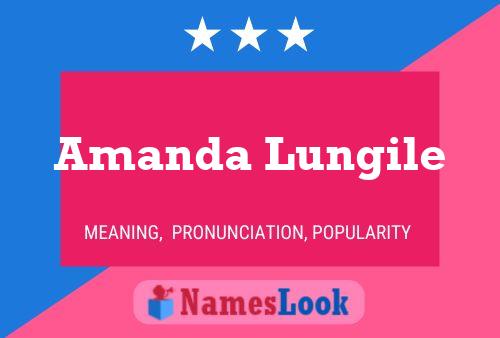 ملصق اسم Amanda Lungile