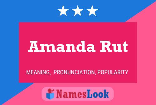 ملصق اسم Amanda Rut