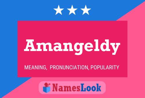 ملصق اسم Amangeldy