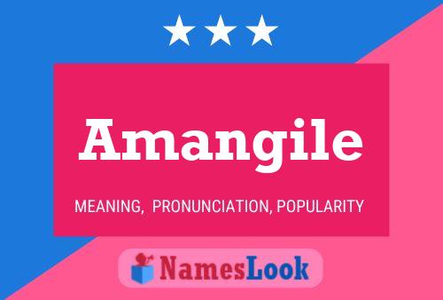 ملصق اسم Amangile