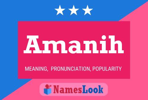 ملصق اسم Amanih