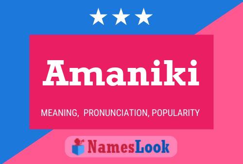 ملصق اسم Amaniki