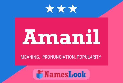 ملصق اسم Amanil