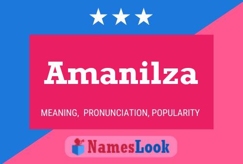 ملصق اسم Amanilza