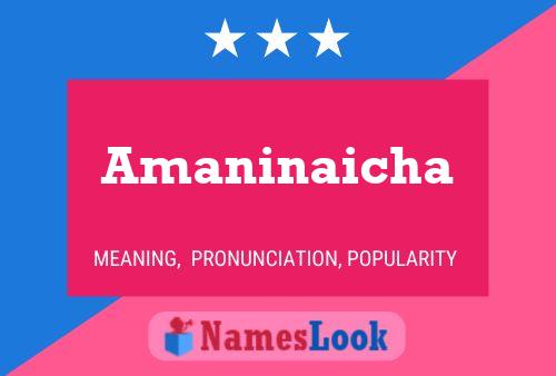 ملصق اسم Amaninaicha