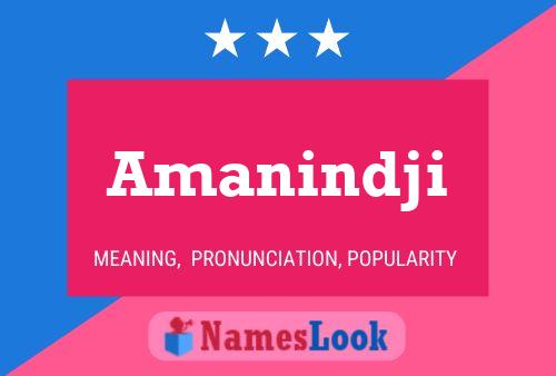 ملصق اسم Amanindji